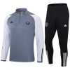 Inter Miami CF Quarter Zip Gray Version Sudadera De Entrenamiento Trajes 2023-24 - Hombre